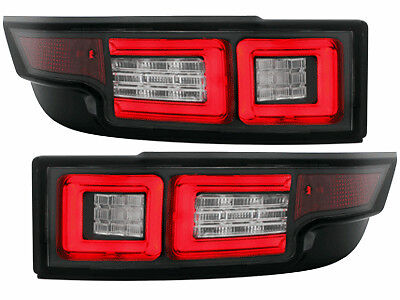 Range Rover Evoque L538 Dectane Brand LED Black & Red LED Taillight Pair Upgrade