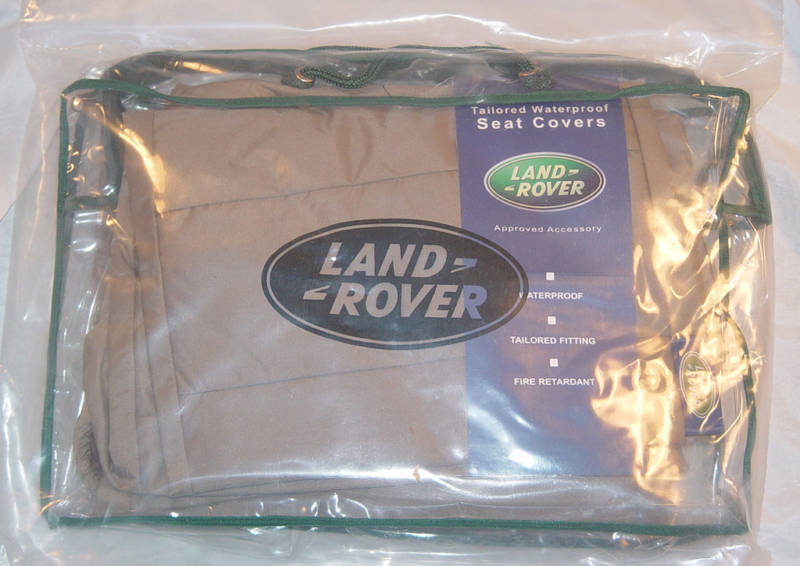 Land Rover OEM LR4 Discovery 4 Front Waterproof Almond or Ebony Seat Covers New