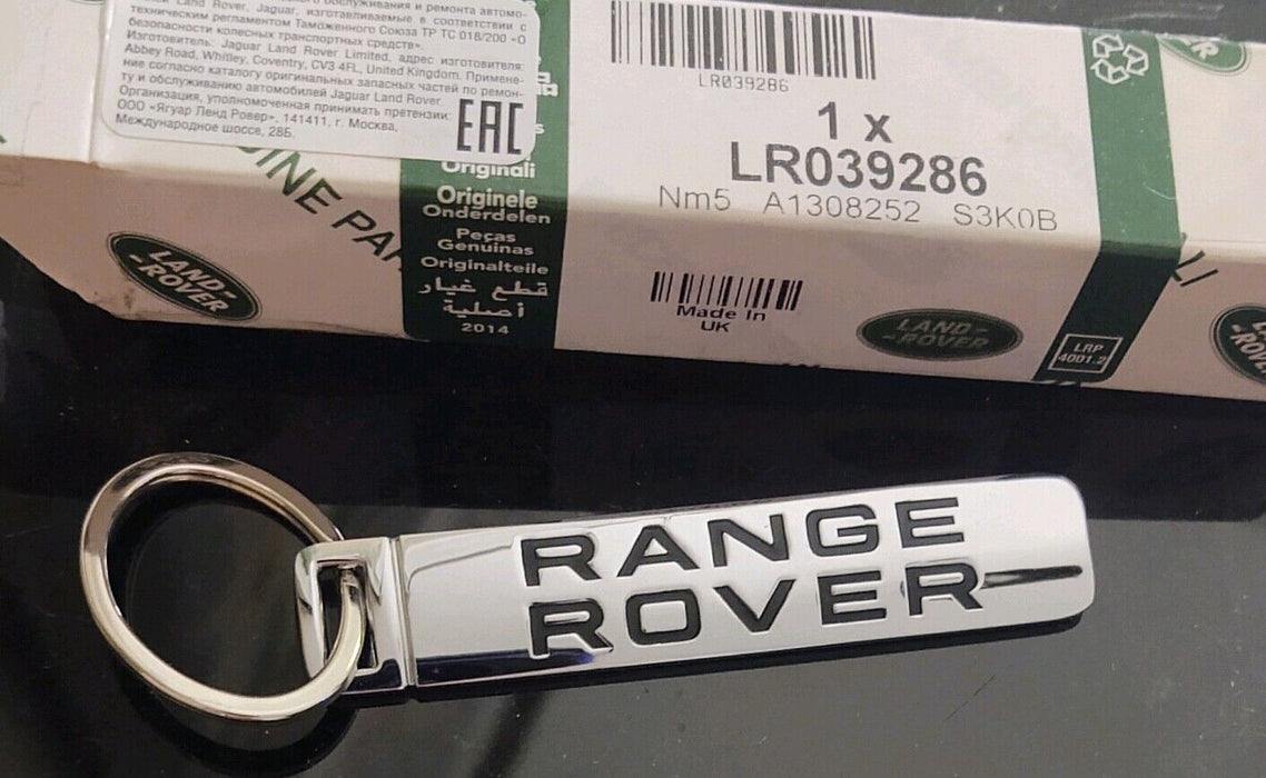 Range Rover OEM Autobiography Chrome Keychain Key Ring L405 Brand New