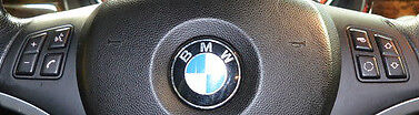 BMW OEM E81 E82 E87 E88 E90 E91 E92 E93 Sport Steering Wheel Button Cluster Pair