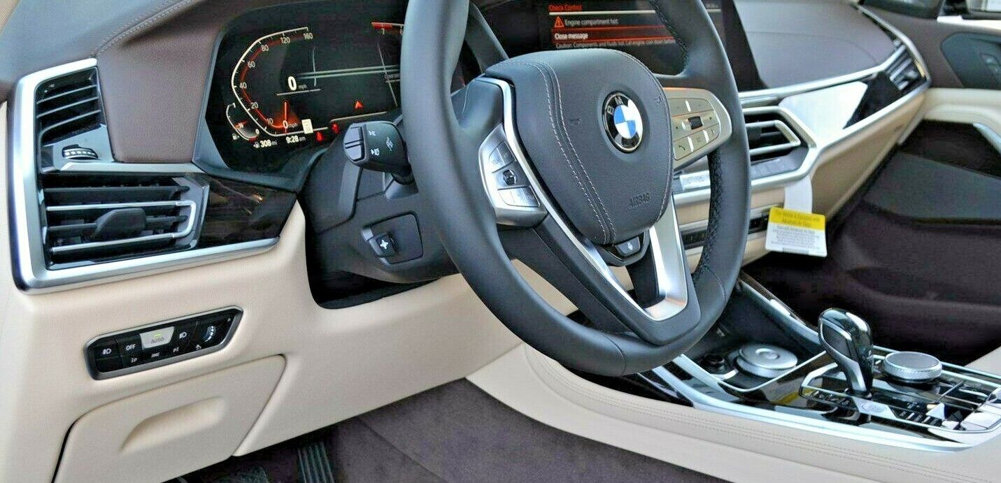 BMW OEM G07 X7 2019+ Anthracite Brown Poplar Open Pored Interior Trim Kit New