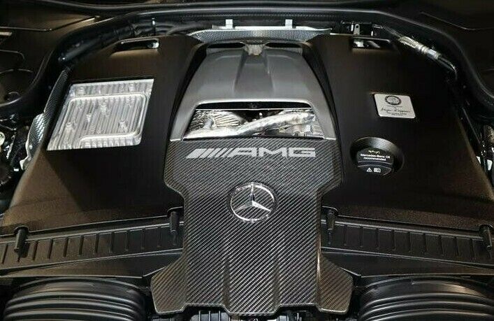 Mercedes OEM Carbon Fiber Engine Cover W222 C217 S63 AMG S63 AMG S Class New