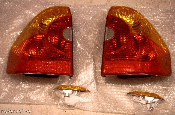 BMW E83 X3 2004-2006 OEM Genuine Amber 4 Piece Tail Lights and Side Markers NEW