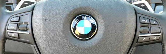 BMW Brand OEM F07 F10 F11 F12 F13 Sport Steering Wheel Button Cluster Pair New