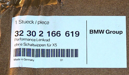 BMW Brand OEM E70 E70 LCI X5 2007-13 Performance Alcantara Sport Steering Wheel