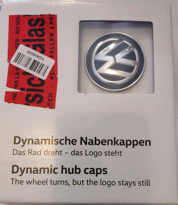 Volkswagen VW OEM Dynamic Hub Caps - Floating Wheel Hub Cap Set Of 4 Brand New