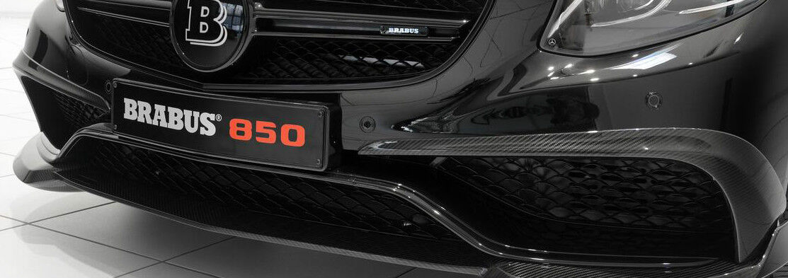 Mercedes Brabus OEM Carbon Fiber Front Bumper Add-Ons S Class Coupe S63 S65 C217