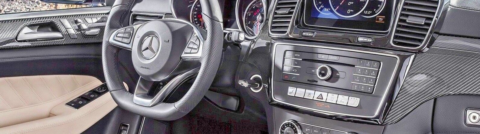 Mercedes-Benz OEM C292 GLE Coupe AMG Carbon Fiber Interior Trim Kit 6 Pieces New