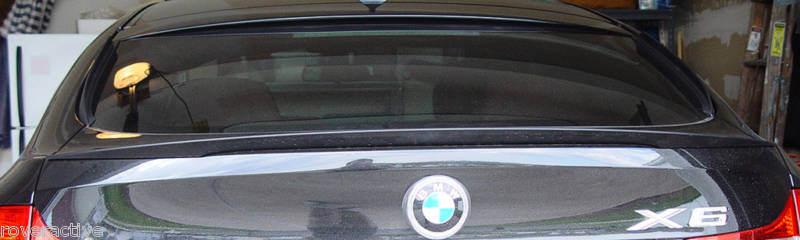 BMW Genuine E71 E72 X6 2008+ Black Rear Wing Spoiler NEW