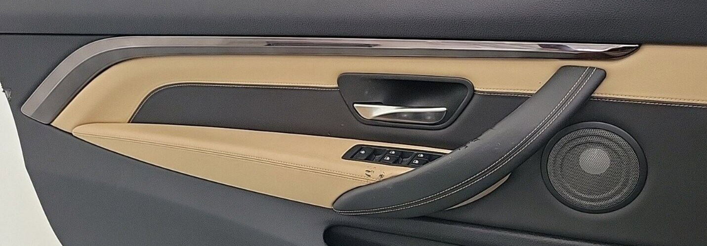BMW OEM F32 F33 F82 F83 2014-20 Black Chrome Interior Door Trim Set Of 4 New