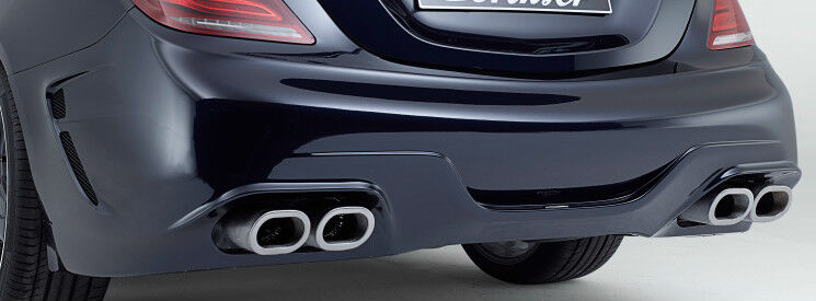 Mercedes Lorinser OEM Sports Quad Exhaust Muffler S Class Sedan W222 2014+ New