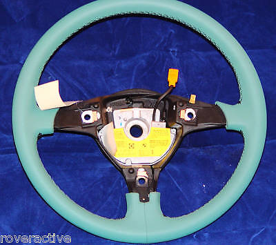 BMW OEM E36 3 Series 1991-1994 Barbados Green Sport 2 Leather Steering Wheel NEW
