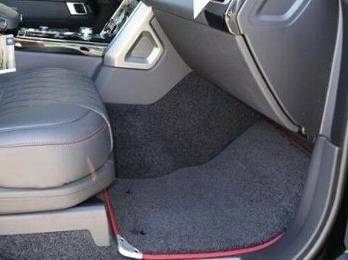 Range Rover OEM SVA L405 2018+ 4 Piece Black With Red Piping Carpet Mats New