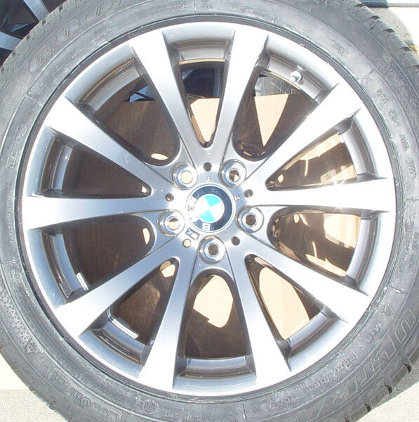 BMW E70 X5 E71 X6 M OEM 298 Style V Spoke 19" Wheels With Goodyear Winter Tires