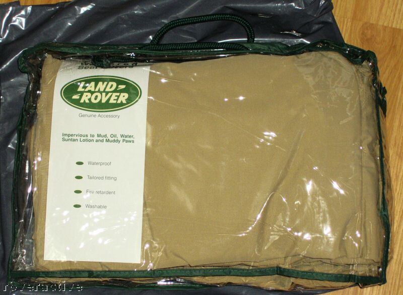 Land Rover OEM LR3/Discovery 3 Front Waterproof Aspen or Sand Seat Covers New