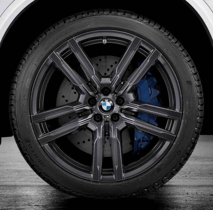 BMW OEM F95 X5 M F96 X6 M 21" Wheels & Michelin Alpin Winter Tires 808M Orbit