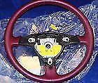 BMW OEM E36 3 Series 1991-1994 Amethyst Red Sport 2 Leather Steering Wheel New