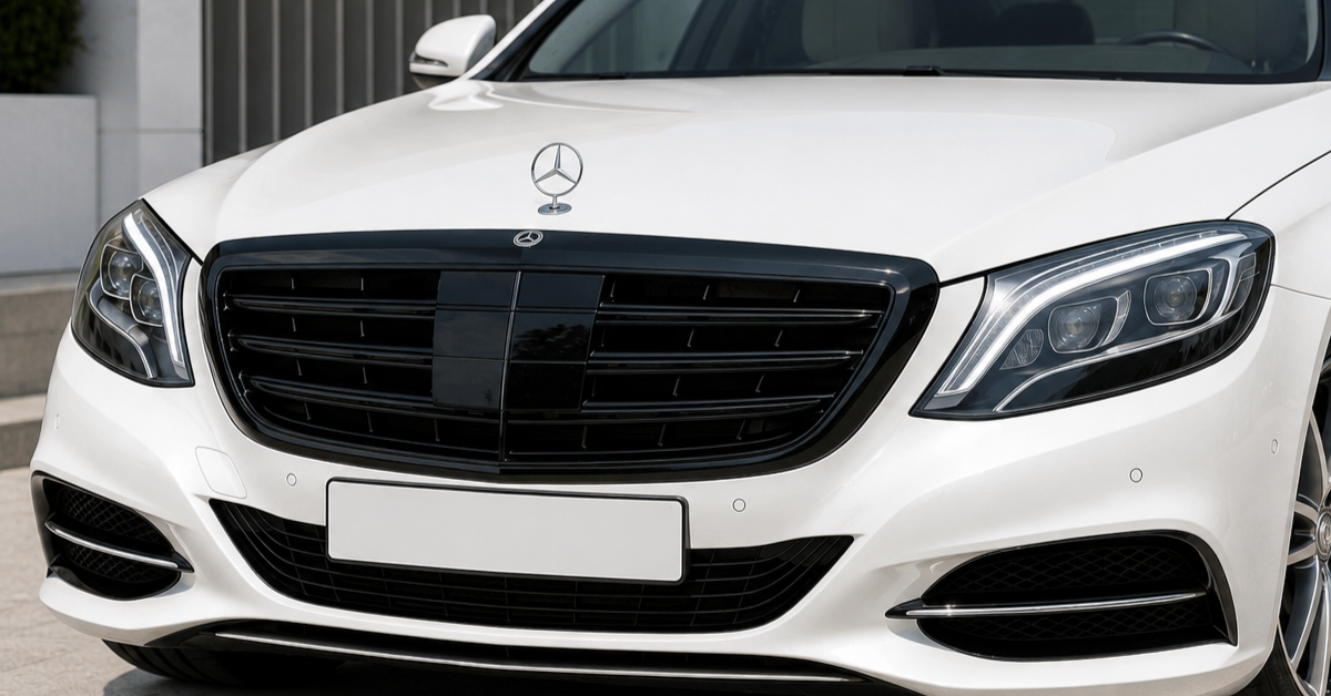 How Does a Mercedes W222 Gloss Black Grille Enhance Your Vehicle's Front Design?