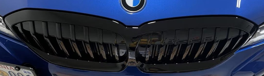 BMW Brand OEM G20 3 Series 2019-2022 Shadow-line Gloss Black Front Grille For Camera Brand New