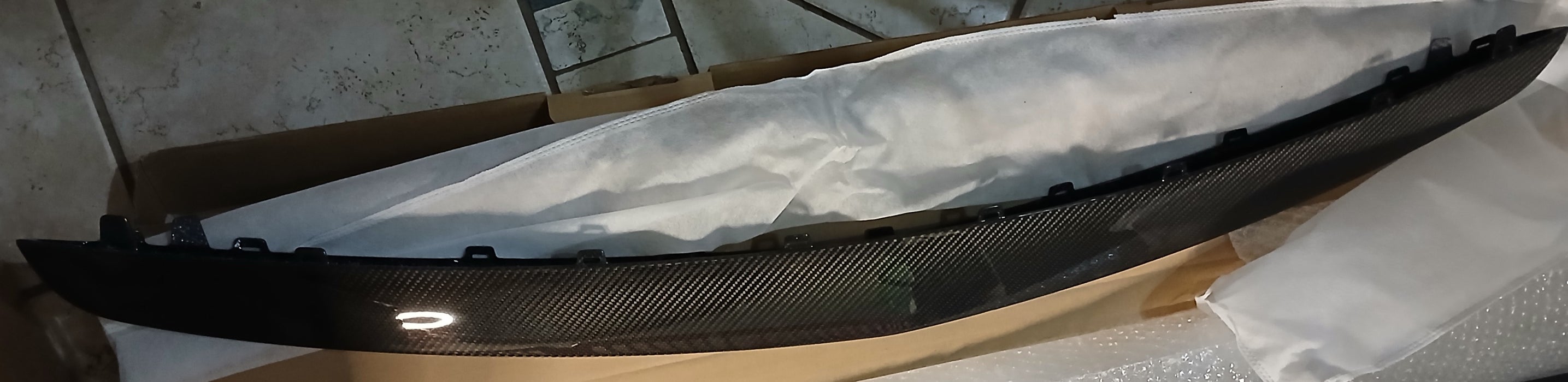 Mercedes-Benz OEM W213 E Class Sedan 2018-2020 Carbon Fiber Front Spoiler Lip E63 AMG
