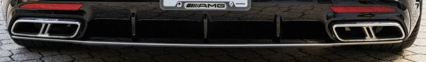 Mercedes-Benz OEM C217 S 65 AMG 2018-2021 Chrome Rear Bumper Trim Fits S63 New