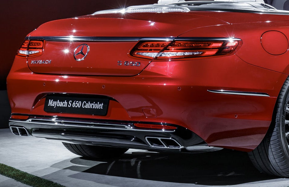 Maybach OEM Rear Bumper & Trim Retrofit For A217 C217 S Class Coupe ...