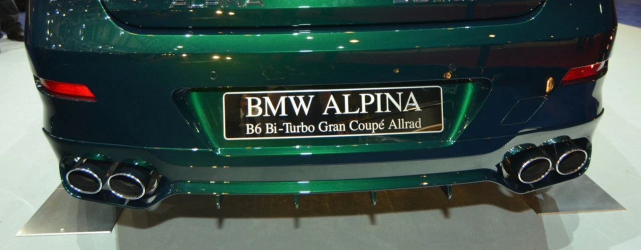 BMW OEM F06 F12 F13 2012-2019 Alpina OEM B6 Rear Diffuser Unpainted Brand New
