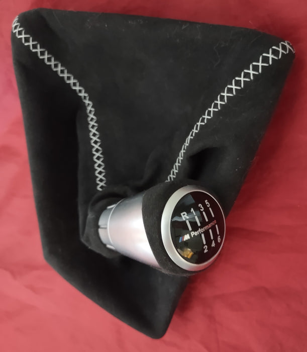 BMW OEM F30 F31 F32 F33 F34 3 & 4 Series Alcantara & Aluminum M Performance 6 Speed Shifter