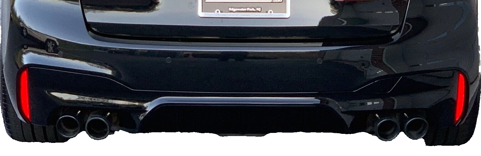 BMW OEM F90 M5 20172024 Black Chrome Quad Exhaust Tips Set Of 4 Brand