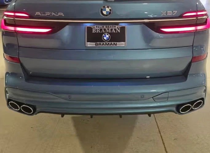 BMW OEM G07 LCI X7 Alpina XB7 2023-26 Rear Bumper Valance & Exhaust Tips Package New