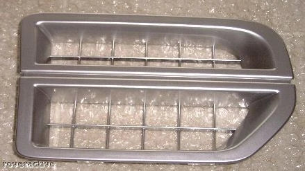 LR3 Genuine Land Rover Satin Chrome Fender Side Vent Stainless Steel