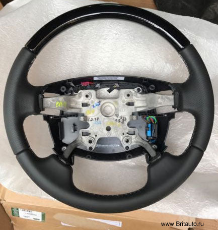 Land Rover OEM Piano Black Wood Heated Steering Wheel L319 LR4 2014-2016 New