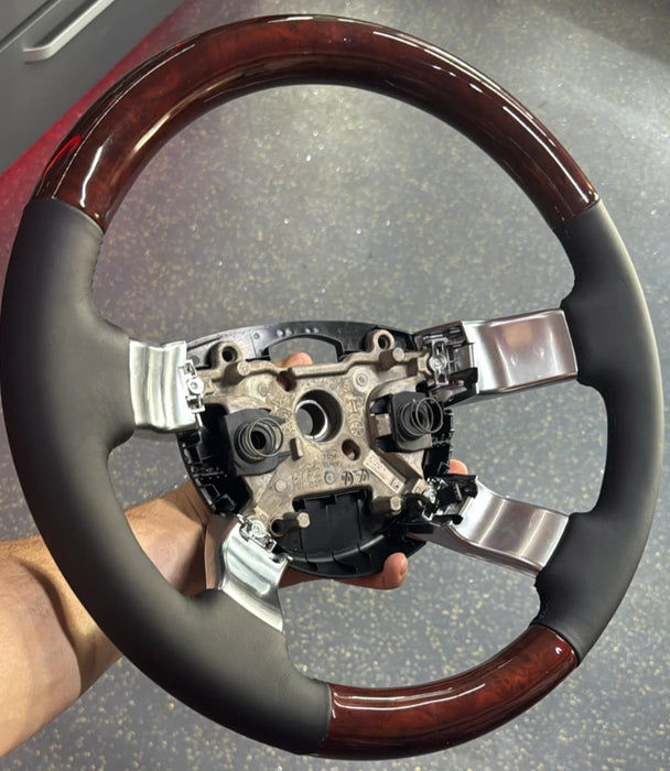 Range Rover L322 2003-2012 Custom Walnut Heated Wooden Steering Wheel