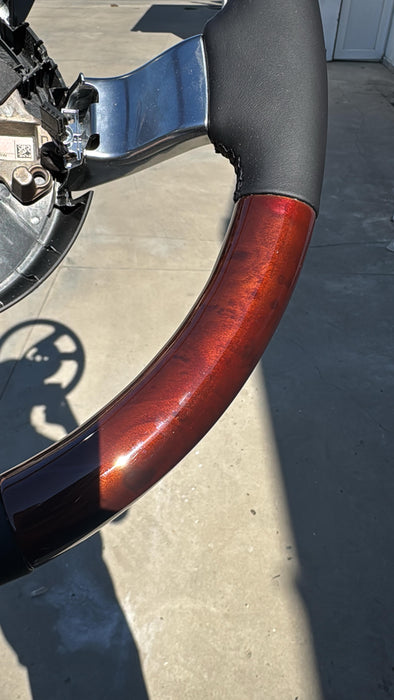 Range Rover L322 2003-2012 Custom Walnut Heated Wooden Steering Wheel