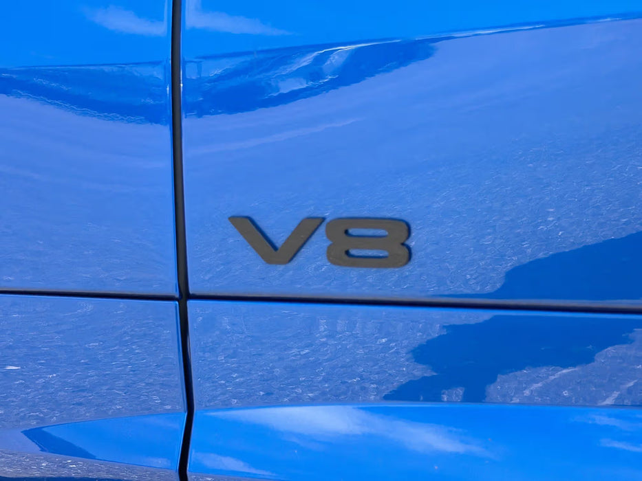 Land Rover Genuine V8 Black Fender Badge Pair L461 Range Rover Sport 2023+ New