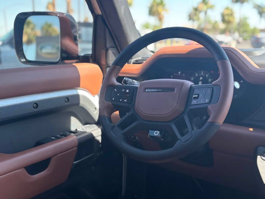 Land Rover OEM Defender L663 110 130 OCTA Version Burnt Sienna Interior Door Trim & Handle Pair Set Piece Set
