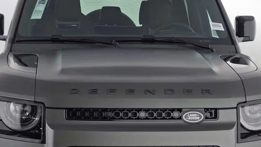 Land Rover OEM L663 Defender OCTA Forged Carbon Fiber Hood Bonnet Louver Pair