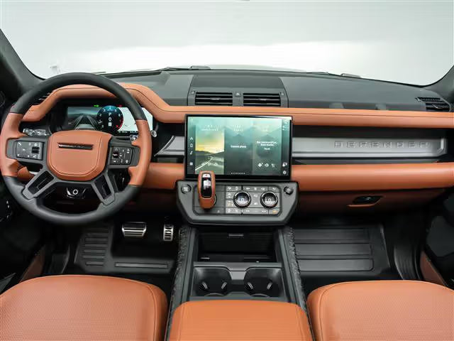 Land Rover OEM Defender L663 90 110 130 OCTA Version Burnt Sienna Dashboard & Glovebox 5 Piece Set