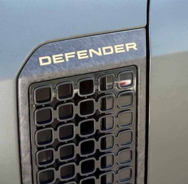 Land Rover OEM L663 Defender OCTA Forged Carbon Fiber Side Fender Vents New