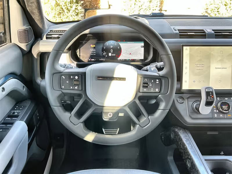 Land Rover OEM Defender L663 OCTA SV Heated Leather Steering Wheel 4 Color Options