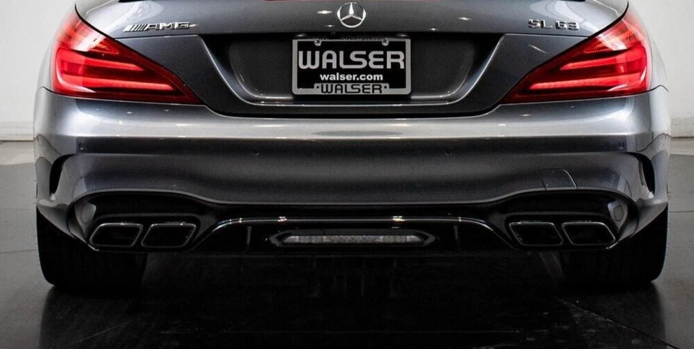 Mercedes OEM R231 SL Class 2017-2020 AMG Rear Diffuser & Tips Retrofit Silver Or Black