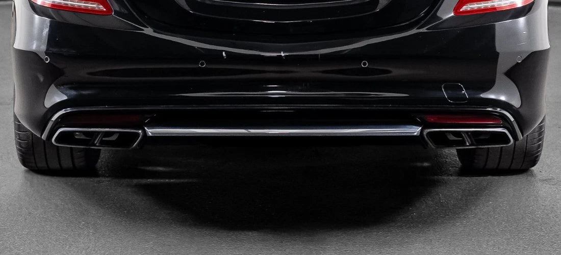 Mercedes-Benz OEM W222 S Class Sedan 2014-2017 AMG Chrome Rear Bumper Trim New