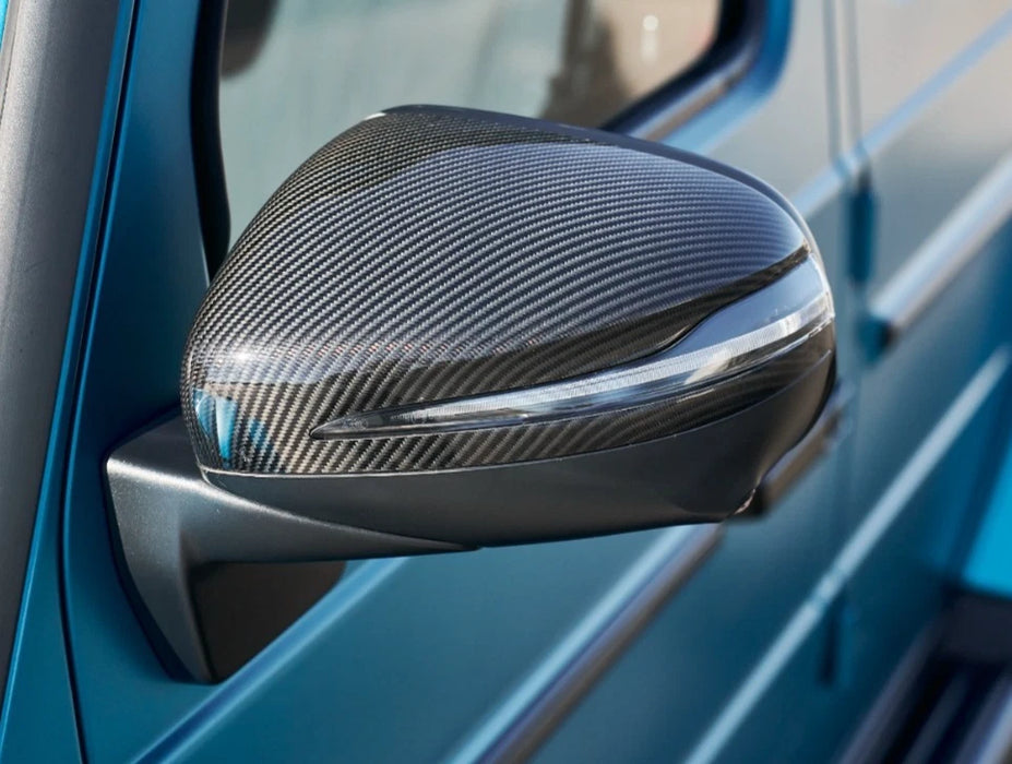 Mercedes-Benz OEM Carbon Fiber Side Mirror Covers W463 W465 G Wagen Brand New