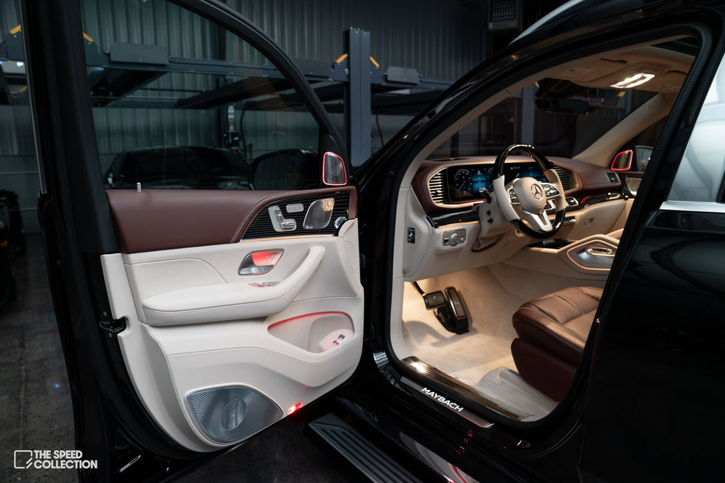 Mercedes OEM LED MAYBACH Illuminated Door Sill Trim Plates W167 GLE X167 GLS New