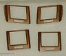 Land Rover OEM Range Rover Sport 2006-2007 Cherry Wood A/C Vent Applique Kit NEW