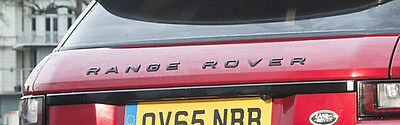 Range Rover Evoque OEM L538 Gloss Black Tailgate Trim Molding 5 Door With Camera