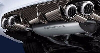BMW F80 F82 F83 M3 M4 2015+ OEM M Performance Exhaust Retrofit With Carbon Tips