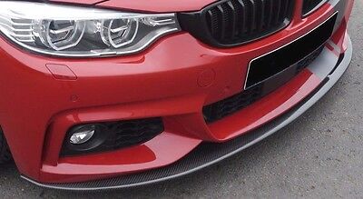 Rieger BMW F32 4 Series Front Spoiler Lip For M Sport Front Bumper Carbon Look