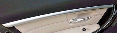 BMW OEM F30 F31 3 Series 2012-18 Pearl Chrome Interior Door Trim Set Of Four New