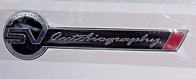 Range Rover OEM L405 SVAutobiography Dynamic 2017+ Version Tailgate Badge New